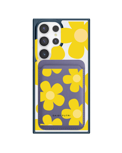 Android Magnetic Wallet Case - Daisy Sunshine