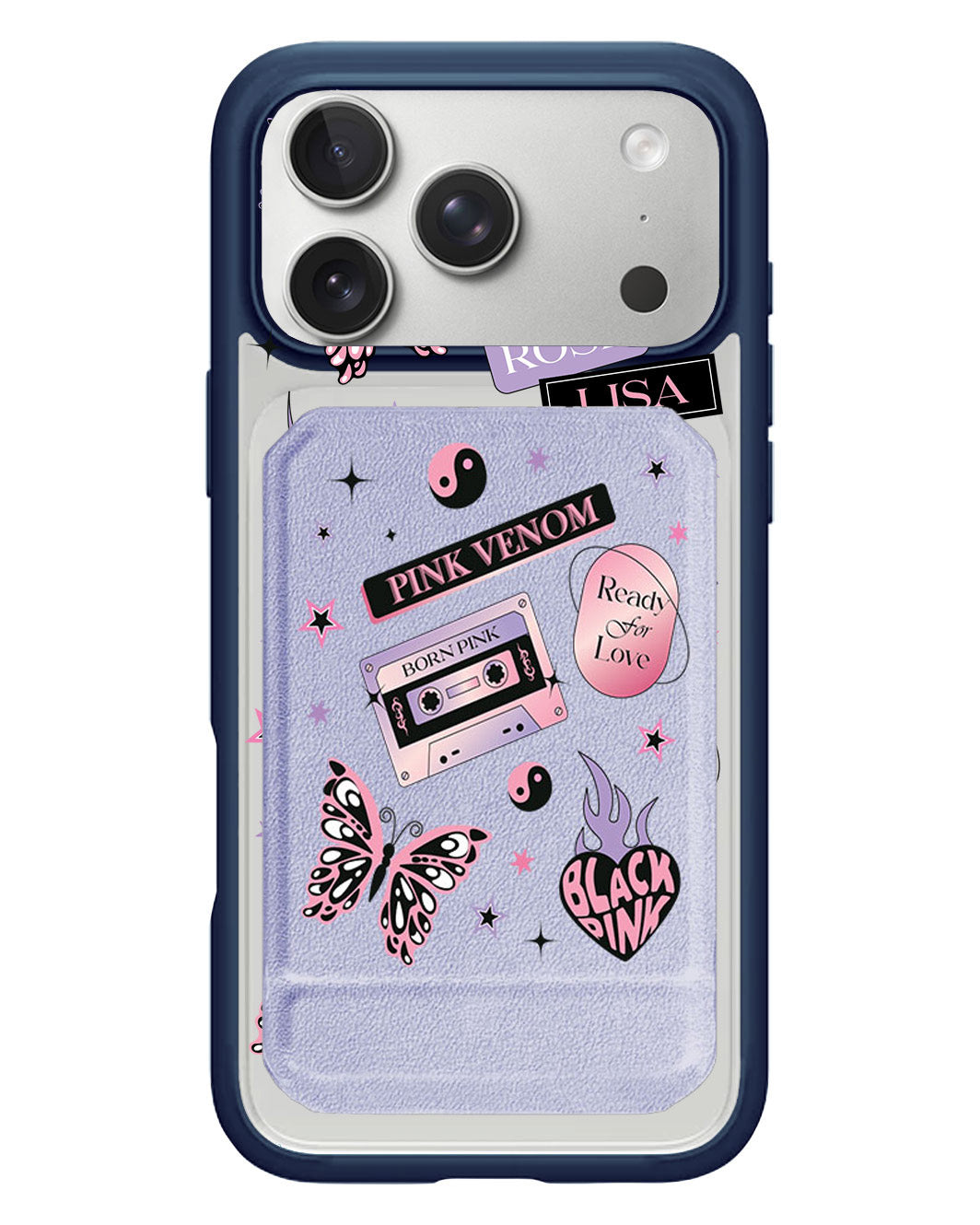 iPhone Magnetic Multifold Wallet - Blackpink Born Pink
