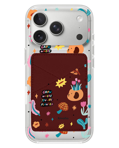 iPhone Phone Wallet Case - Grow and Bloom