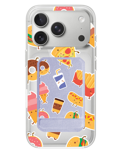 iPhone Magnetic Multifold Wallet - Fast Foodies