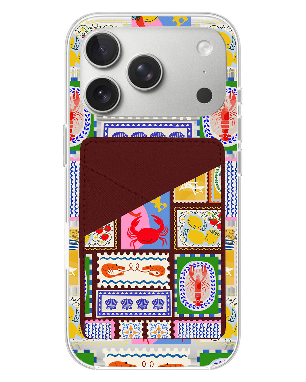 iPhone Phone Wallet Case - Seaside Opulence 1.0