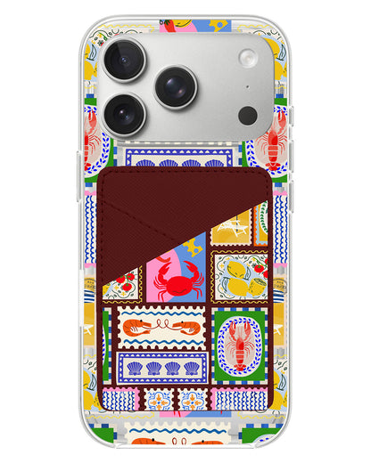 iPhone Phone Wallet Case - Seaside Opulence 1.0
