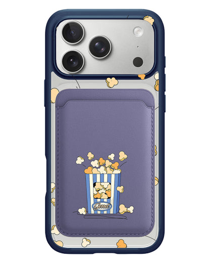 iPhone Magnetic Wallet Case - Popcorn