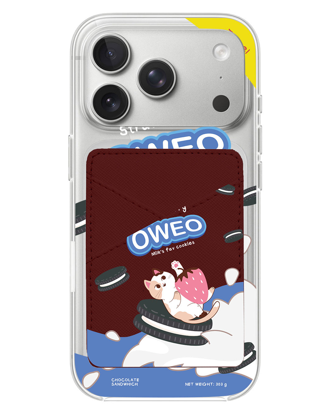 iPhone Phone Wallet Case - Oweo Cat