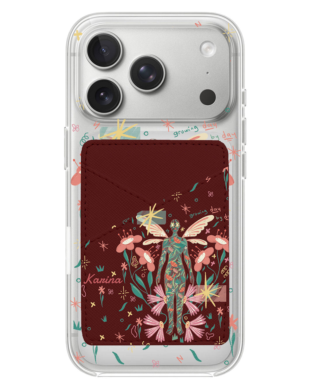 iPhone Phone Wallet Case - Growing Day By Day