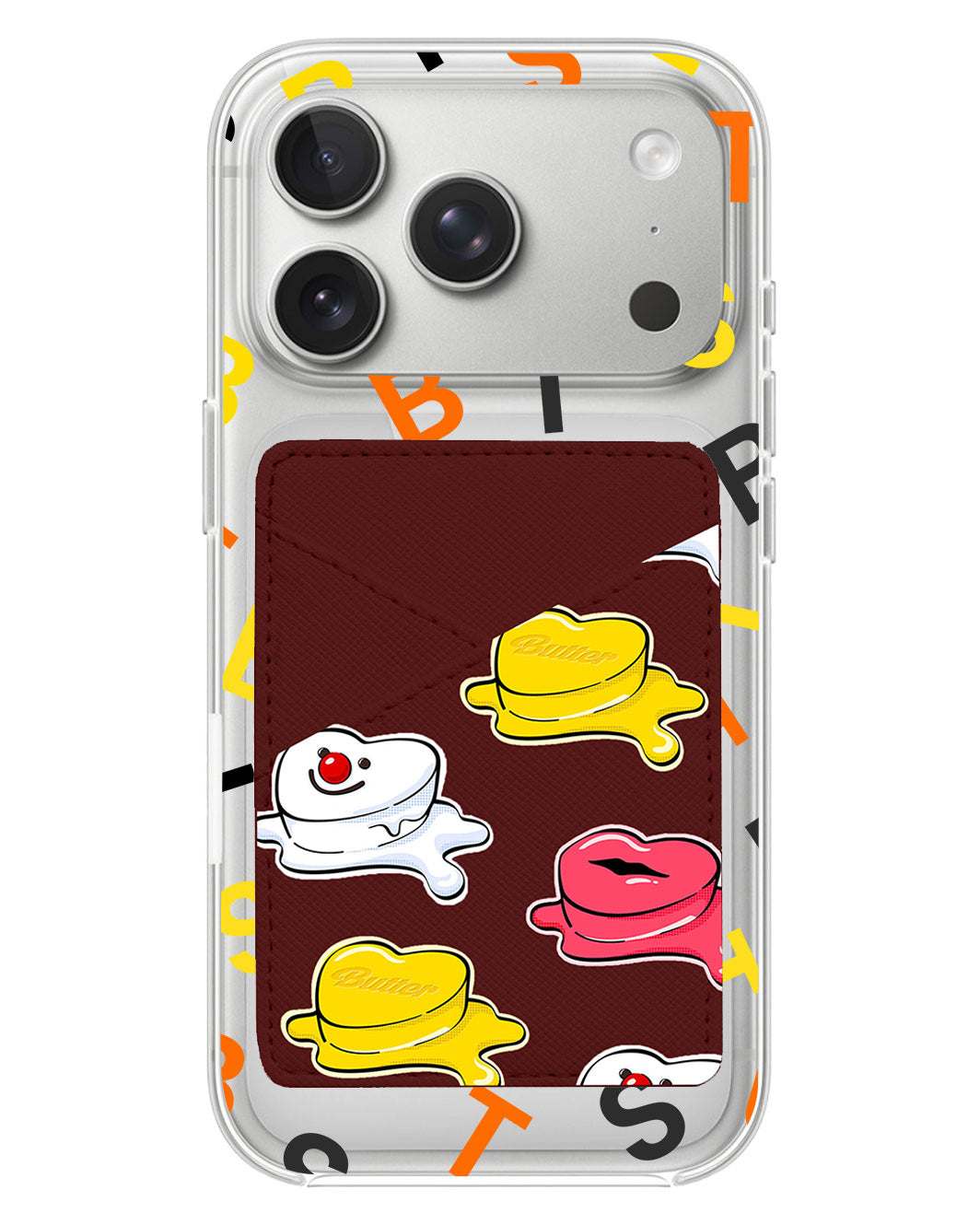 iPhone Phone Wallet Case - BTS Butter Sticker Pack