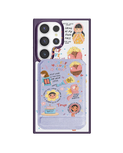 Android Magnetic Multifold Wallet - Self Love Club