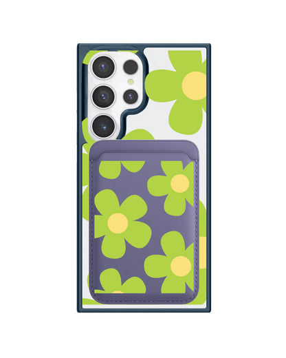 Android Magnetic Wallet Case - Daisy Bloom