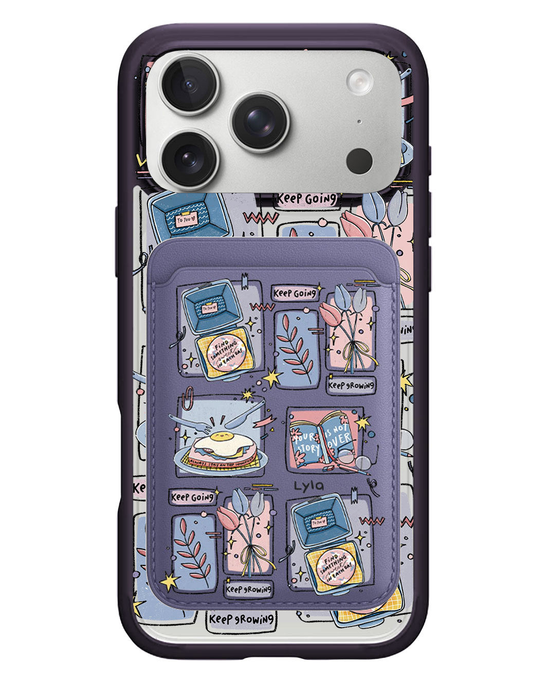 iPhone Magnetic Wallet Case - Grow (Sunnysidearteu)