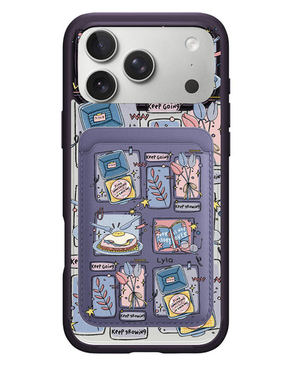 iPhone Magnetic Wallet Case - Grow (Sunnysidearteu)