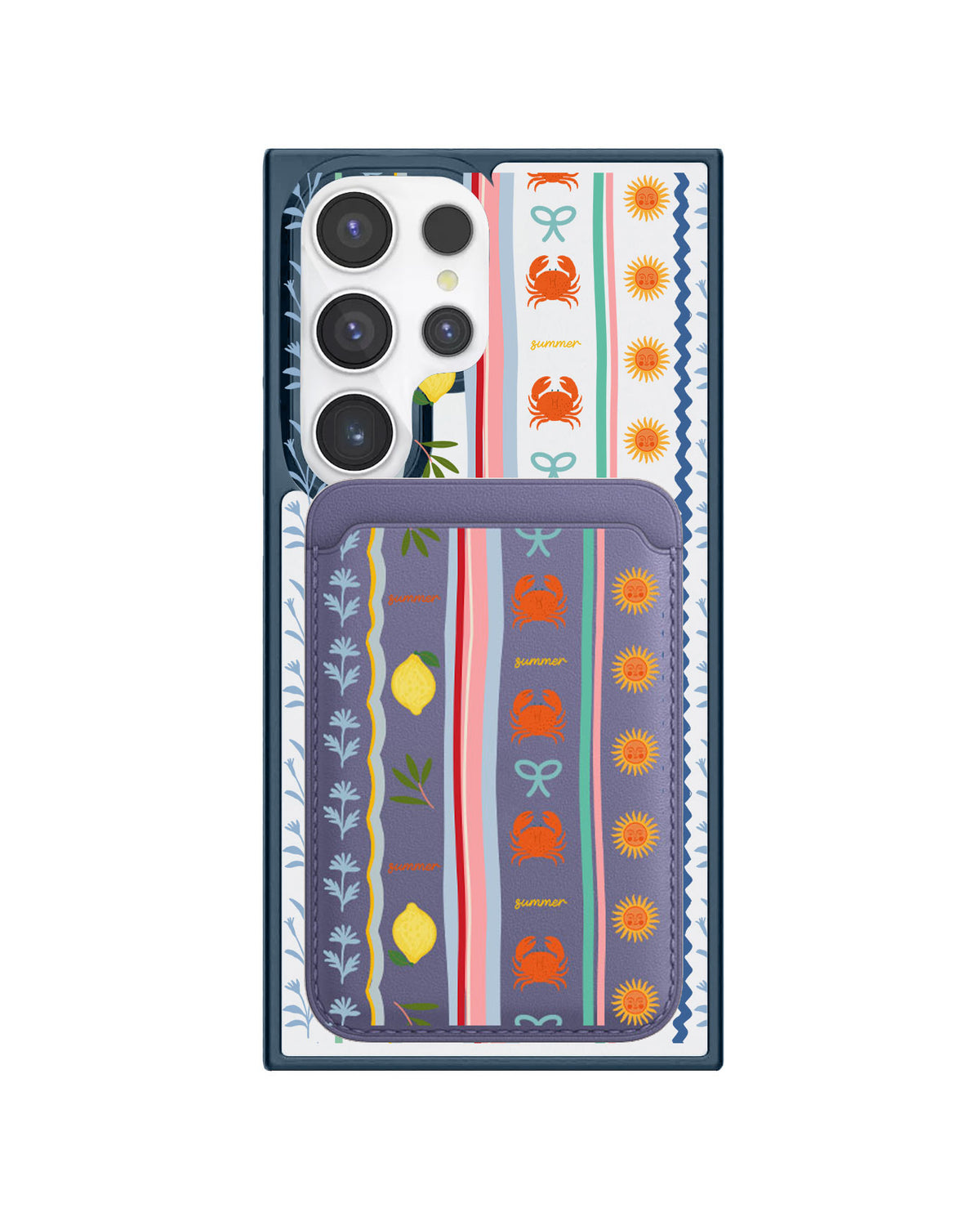 Android Magnetic Wallet Case - Seaside Opulence 2.0