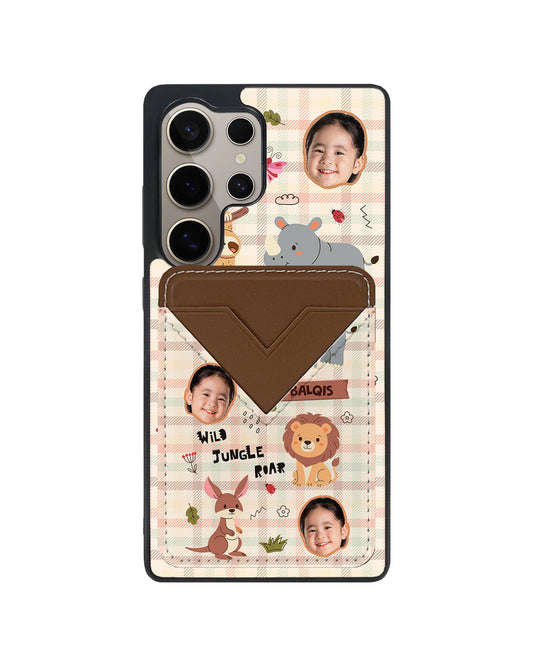 Android Avant Wallet Case - Face Grid Safari 3.0