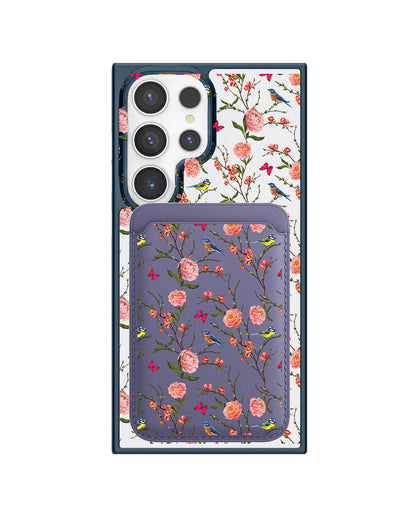 Android Magnetic Wallet Case - Flora Gardenia