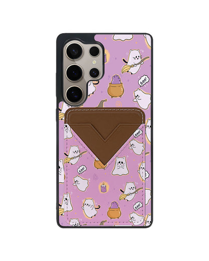 Android Avant Wallet Case - Spooky Cat