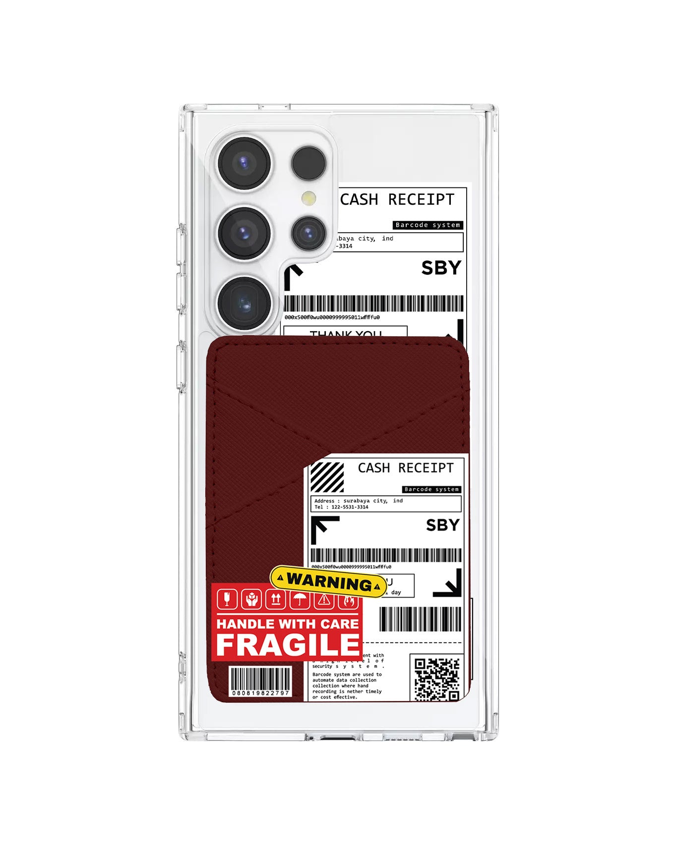 Android Phone Wallet Case - Shipping Label