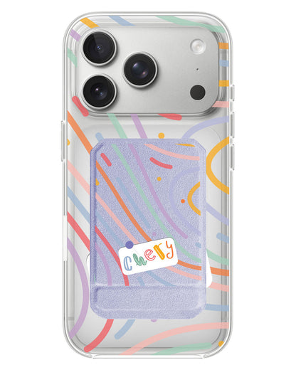 iPhone Magnetic Multifold Wallet - Doodle 2.0 Monogram