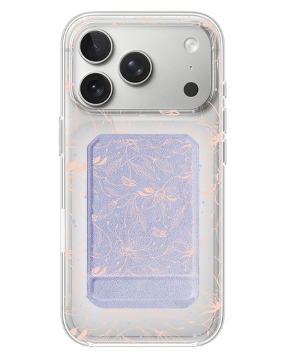 iPhone Magnetic Multifold Wallet - Sketchy Flower & Butterfly 1.0
