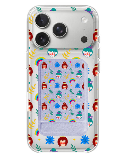 iPhone Magnetic Multifold Wallet - Unconditional Girl