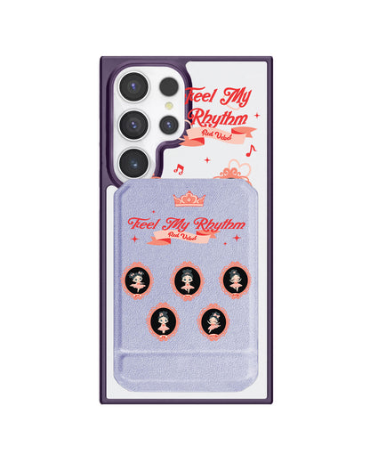 Android Magnetic Multifold Wallet - Red Velvet Feel My Rhythm
