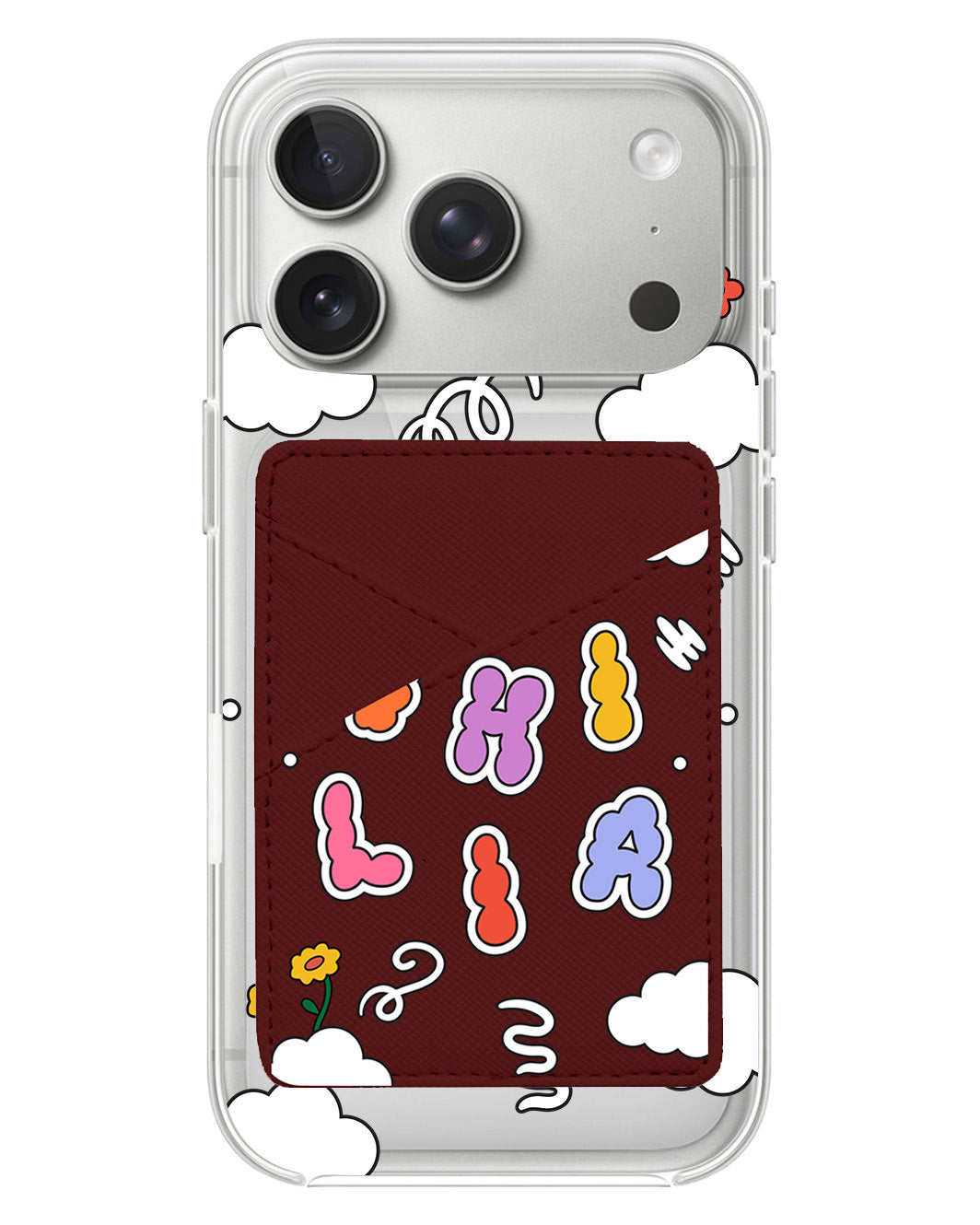 iPhone Phone Wallet Case - Adorable Monogram 6.0