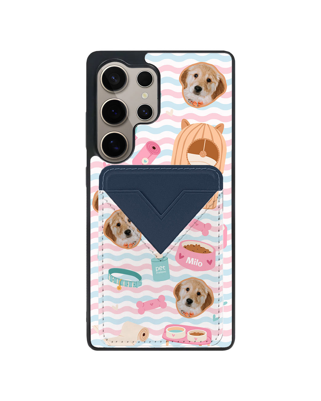 Android Avant Wallet Case - Pet Grid Puppy Life
