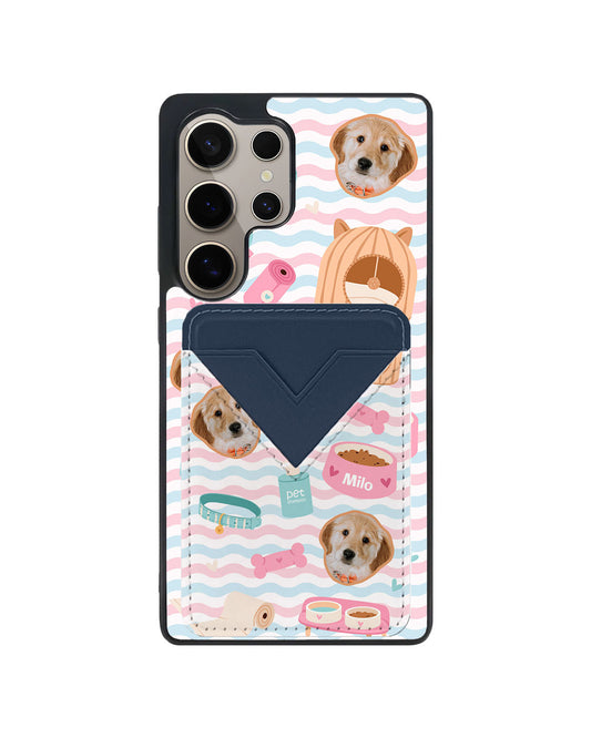 Android Avant Wallet Case - Pet Grid Puppy Life