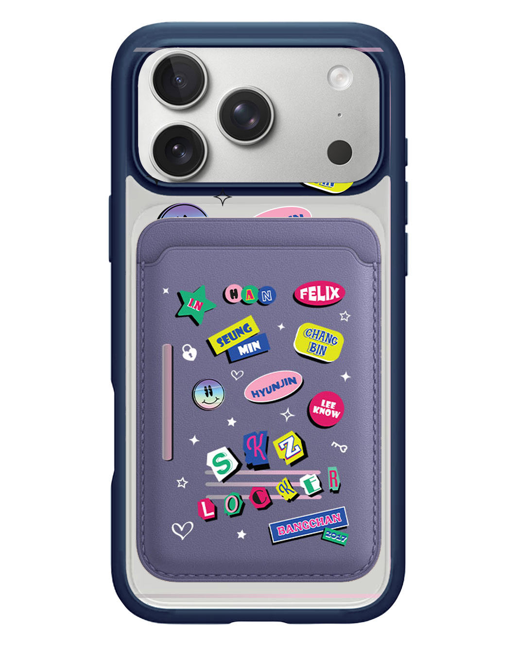 iPhone Magnetic Wallet Case - Stray Kids Locker