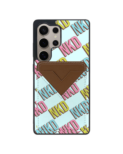 Android Avant Wallet Case - Custom Monogram 3.0 Diagonal Initial 3.0
