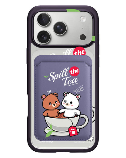 iPhone Magnetic Wallet Case - Spill The Tea