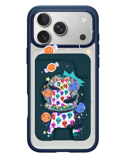 iPhone Magpop Wallet - Puppy Monster