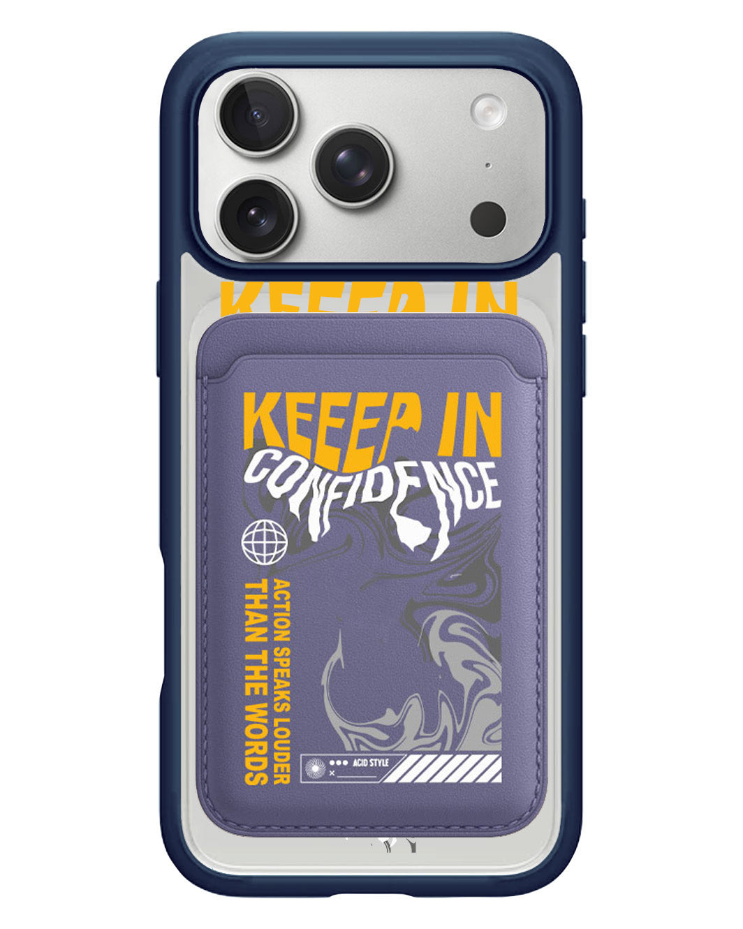 iPhone Magnetic Wallet Case - Keep In Confidence