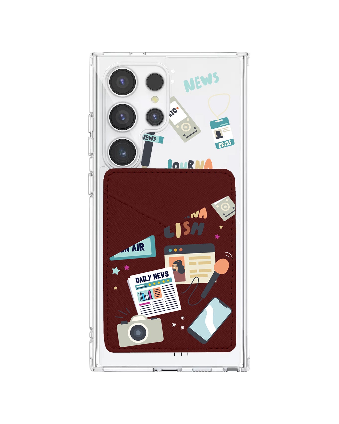 Android Phone Wallet Case - Journalism