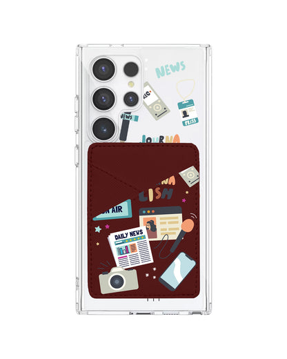 Android Phone Wallet Case - Journalism