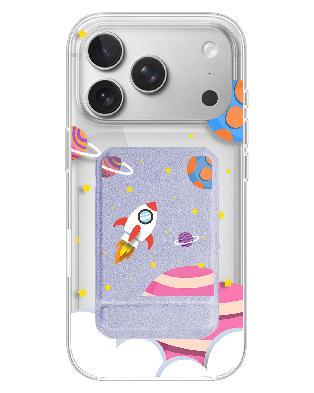 iPhone Magnetic Multifold Wallet - Neverland