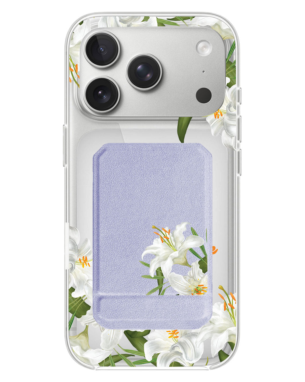 iPhone Magnetic Multifold Wallet -  Lily of The Valley