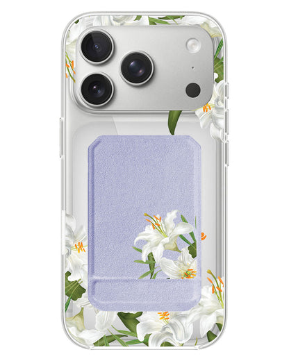 iPhone Magnetic Multifold Wallet -  Lily of The Valley