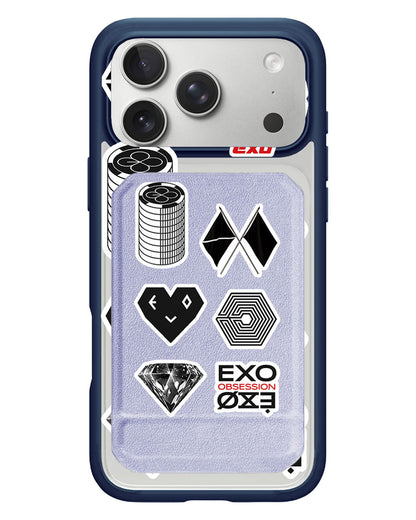 iPhone Magnetic Multifold Wallet - EXO Sticker Pack