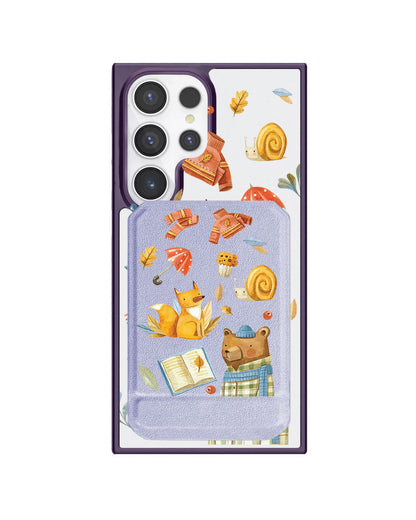 Android Magnetic Multifold Wallet - Bear & Fox