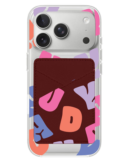 iPhone Phone Wallet Case - Chubby Monogram