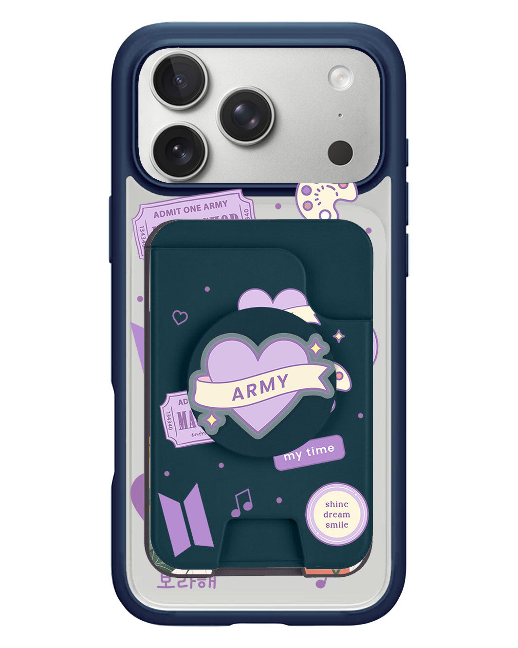 iPhone Magpop Wallet - BTS Sticker Pack