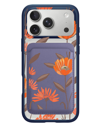 iPhone Magnetic Wallet Case - November Marigold