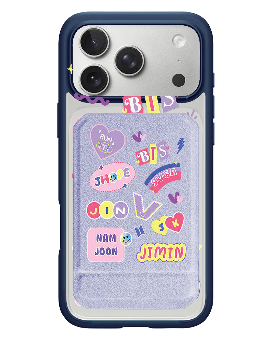 iPhone Magnetic Multifold Wallet - BTS Members