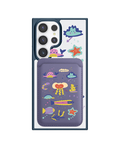 Android Magnetic Wallet Case - Ocean world