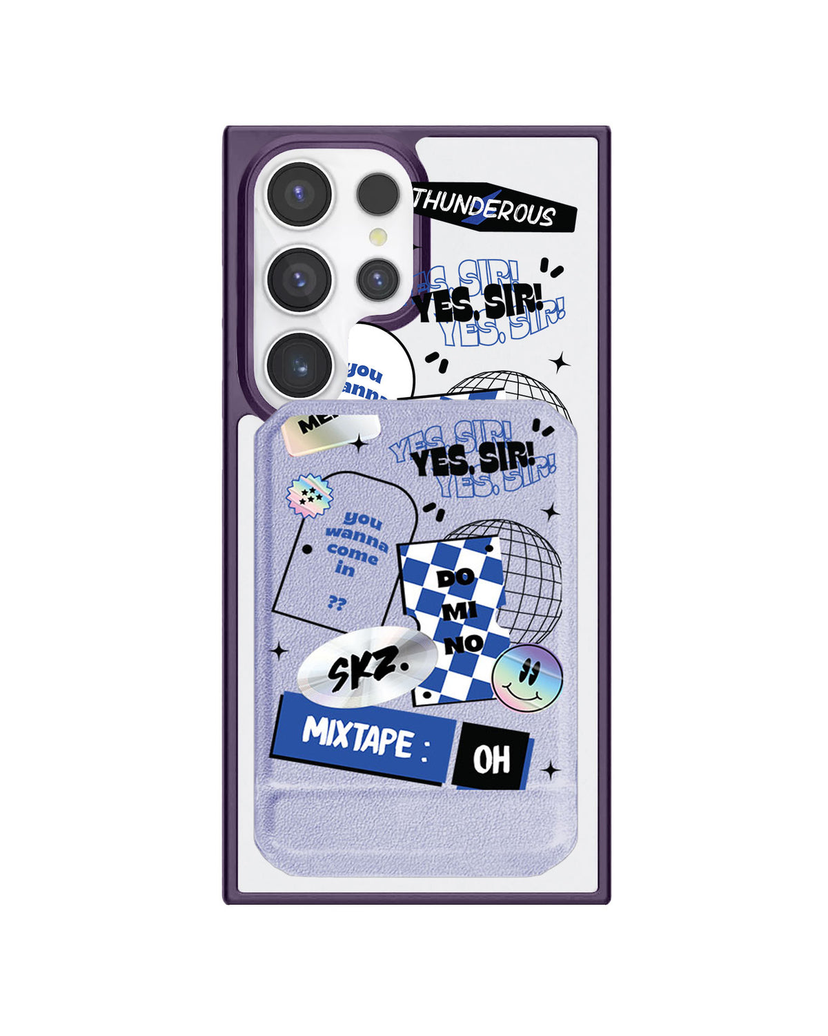 Android Magnetic Multifold Wallet - Stray Kids Sticker Pack