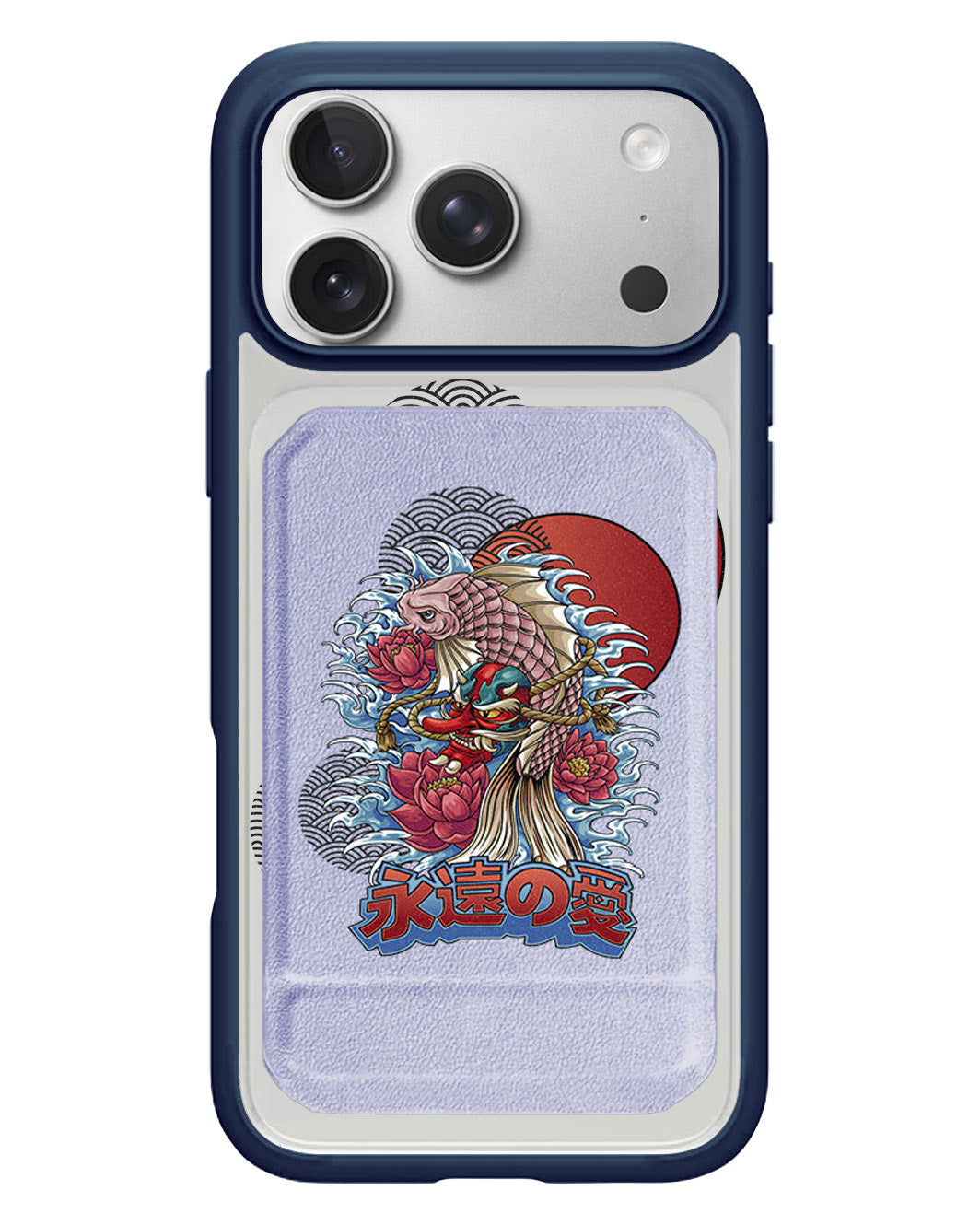 iPhone Magnetic Multifold Wallet - Oni Koi