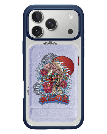 iPhone Magnetic Multifold Wallet - Oni Koi