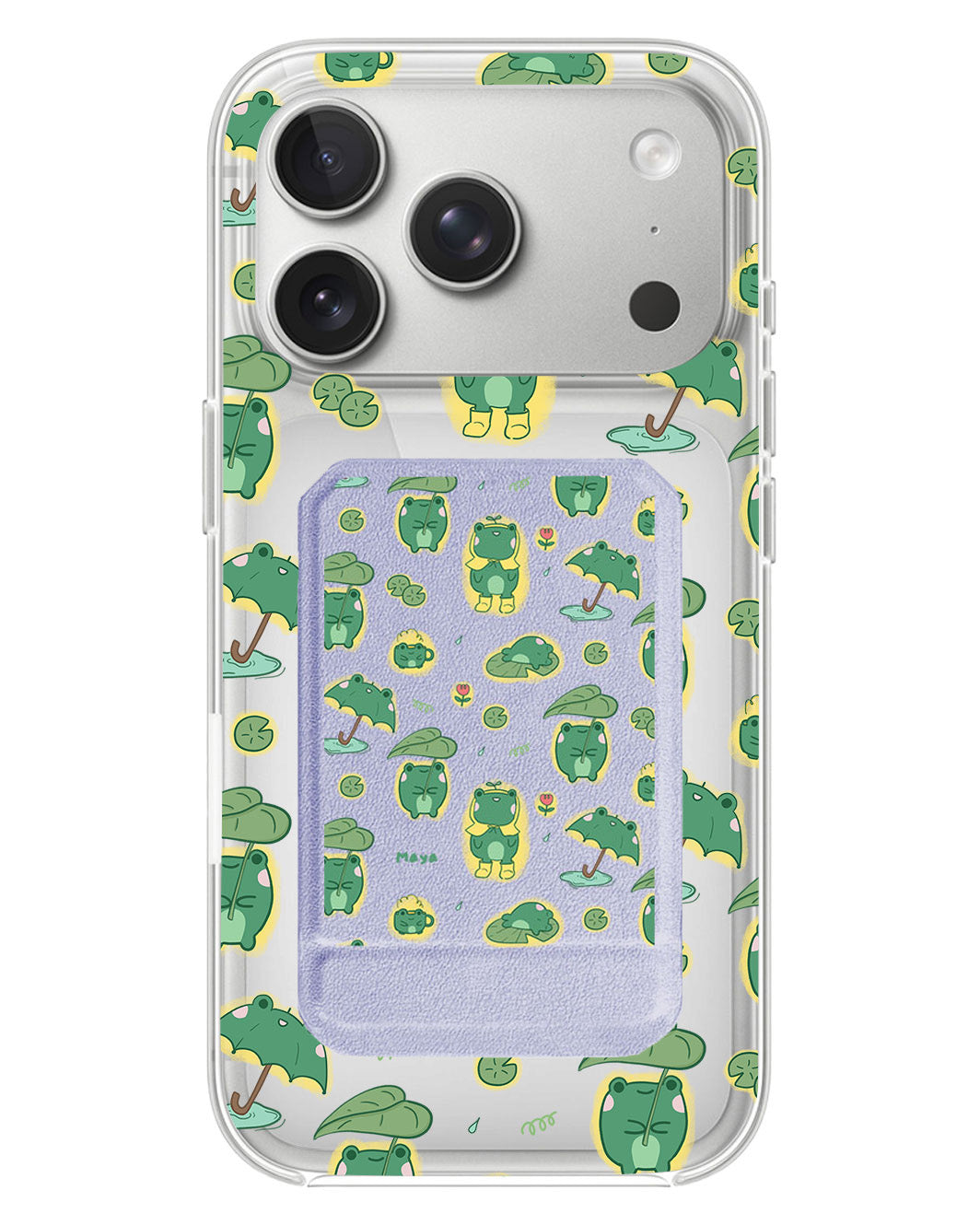 iPhone Magnetic Multifold Wallet - Happy Rain
