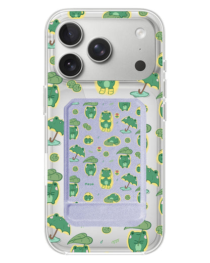 iPhone Magnetic Multifold Wallet - Happy Rain