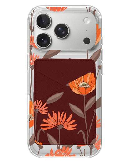 iPhone Phone Wallet Case - November Marigold