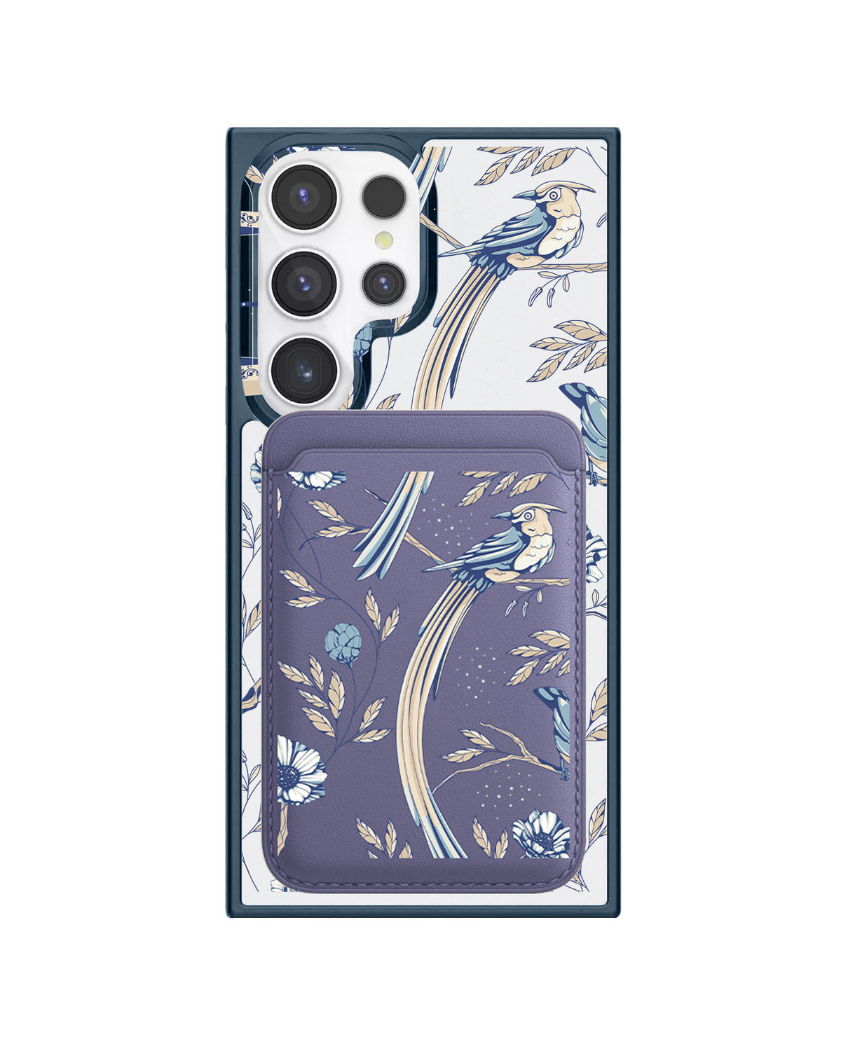Android Magnetic Wallet Case - Lovebird 5.0